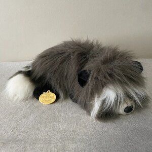 Vintage Ganz The Heritage Collection Googles Raccoon Grey White 18” 1988